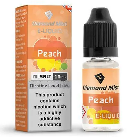 Diamond Mist Peach Nic Salt