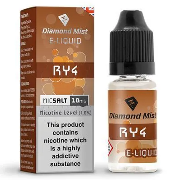 Diamond Mist RY4 (Caramel & Tobacco) Nic Salt