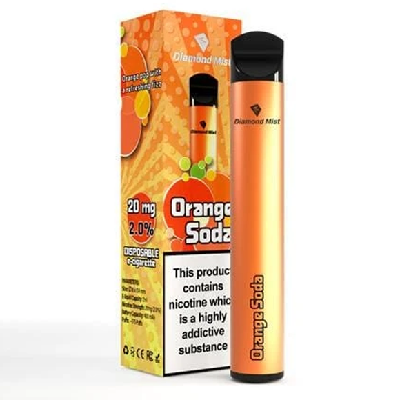 Diamond Mist Disposable / Orange Soda / 20mg
