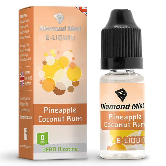 Diamond Mist Pineapple Coconut Rum 10ml