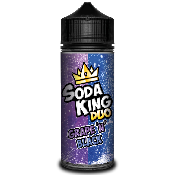 Soda King Duo Grape 'N' Black 100ml